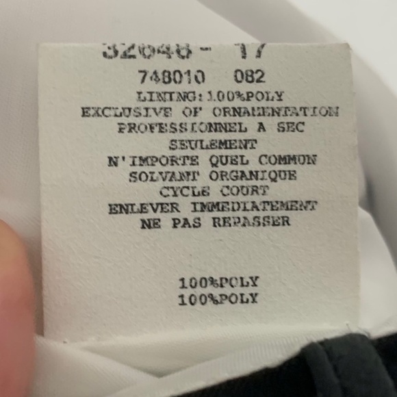 Jessica McClintock for Gunne Sax Size 3 White/Black Pleated Dress - Picture 11 of 11